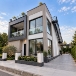 نمای ویلای مدرن نمک‌آبرود