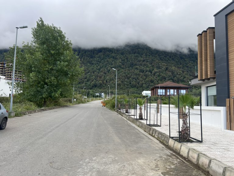 زمین ۴۵۱ متری شهرک نمک‌آبرود، حیاط جنوبی رو به جنگل، تصویر 2